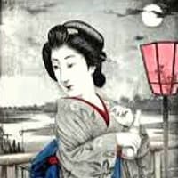 石版画美人　2