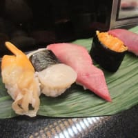 「千成」にて～～人生初の一人寿司！ノンアル！