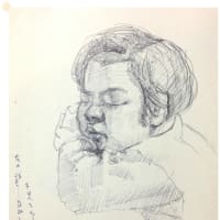 久しぶりに書きました。息子4歳の時のデッサンです。