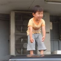 駈くん　水風呂入ったり、車に乗ったら豹変？２0110626