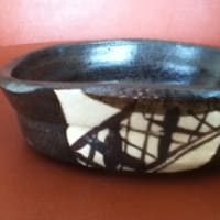 黒織部中鉢