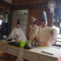 京都東山「得浄明院」で奉納された庖勝一條流の「式庖丁」。平安時代から続く雅な技。