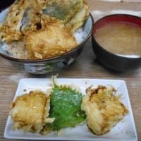 横浜市　天丼屋豊野　鱧天丼