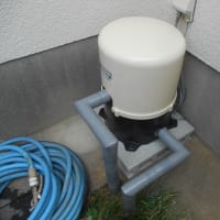 井戸ポンプ交換と初蝉と・・・