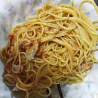 昼食　スパゲッティ