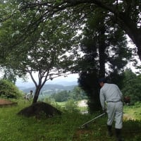 はばたきの丘とふるさと村の草刈り