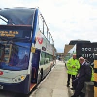 ロンドン キングスクロス駅からケンブリッジ駅　シャトルバスでIWMダクスフォードへ