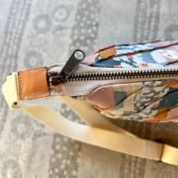 ショルダーバッグのファスナー