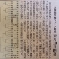 万葉杯、組み合わせ決定！