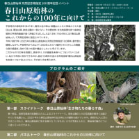 シンポジウム「春日山原始林のこれからの100年に向けて」7月6日（日）開催　参加無料、要申し込み！（2025 Topic）