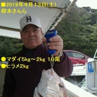 【大物釣果速報】マダイ・ブリ釣り～５/５(日)