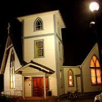 ライトアップ：若松栄町教会
