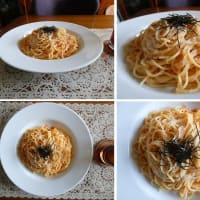男の料理～たらこパスタ～