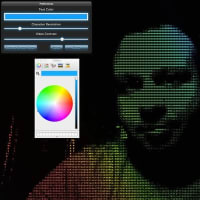 Facetimeカメラからの映像を使ってマトリックス風のスクリーンセーバーが作成できるアプリ Textify Me Macのアプリを紹介します