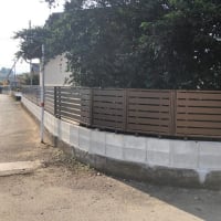 施工例（フェンス・ブロック工事）