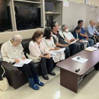 ５月２４日（金）、辺野古周辺住民の抗告訴訟の記者会見に同席。「国は上告するな」という要請書に、沖縄・全国の１８０を超える団体が賛同