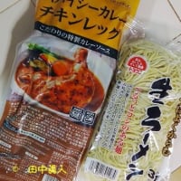 宮城製粉のスパイシーカレーチキンレッグのせチーズインスパイスカレー生ラーメンは旨旨