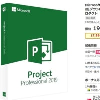 MICrosoft Office 2019 単体製品 outlook visio  access  project windows 10
