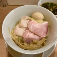 【千駄木】 麺処 しのぶ「特製 昆布水つけ麺(1150円)＋麺大盛(100円)」 