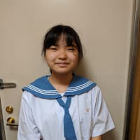 ユッキー中学校入学式