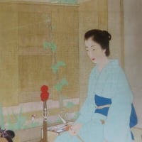 紫陽花の咲く鏑木清方記念美術館　清方と二人の弟子展　　