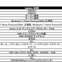 Lenovo G465 CPU換装