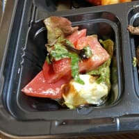 副菜がローストビーフ。