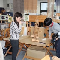 名古屋リビング新聞社の取材　　　竹島クラフトセンター