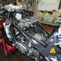 MV AGUSTA (アグスタ) F4 312R がラジエター交換など メンテナンスで入庫