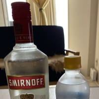 ウォッカと強炭酸無糖飲み比べ