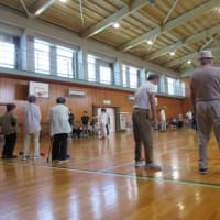 老連の　ボチャー大会に参加