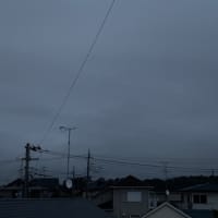 おはようございます(今朝の朝空)