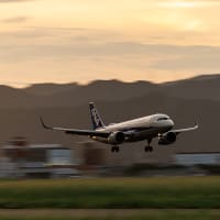夕暮れ時の空活