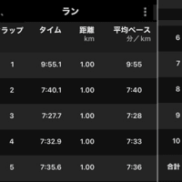早朝ラン８ｋｍ