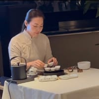 湖北省茶の旅での国際交流会