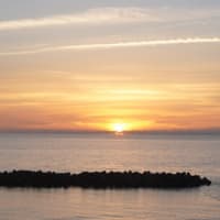 夕日がきれいでした