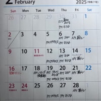 やもりハウス　2025 2月の予定