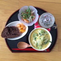 マクロビ風食事とデザート