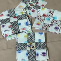 母のパッチワーク（ハギレでフォーパッチ）