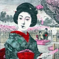 石版画美人　3