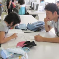 学生ボランティアと夏休みの勉強