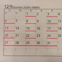 2026年坂根医院の日程表