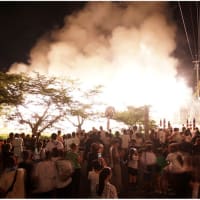 山口八幡社の「虫おくり・茅の輪くぐり（夏祭り）」
