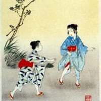 宮川春汀　子供風俗