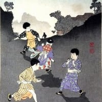 宮川春汀　子供風俗