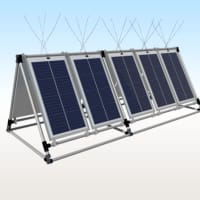 BAPVとは、既存の建物に独立した太陽光発電システムです。