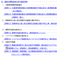 「令和6年度　開示検査事例集」の公表について（金融庁）