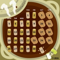 ねぎま鍋カレンダー（11月）