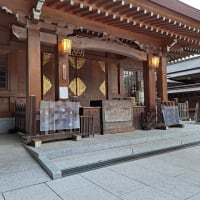 日の長い夕方、境内です