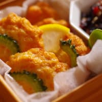 本日のお弁当〜ゴーヤの豆腐チキンナゲット◎和風弁当〜